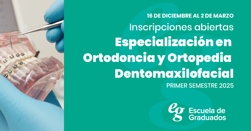 Especialización en Ortodoncia y Ortopedia Dentomaxilofacial 2025