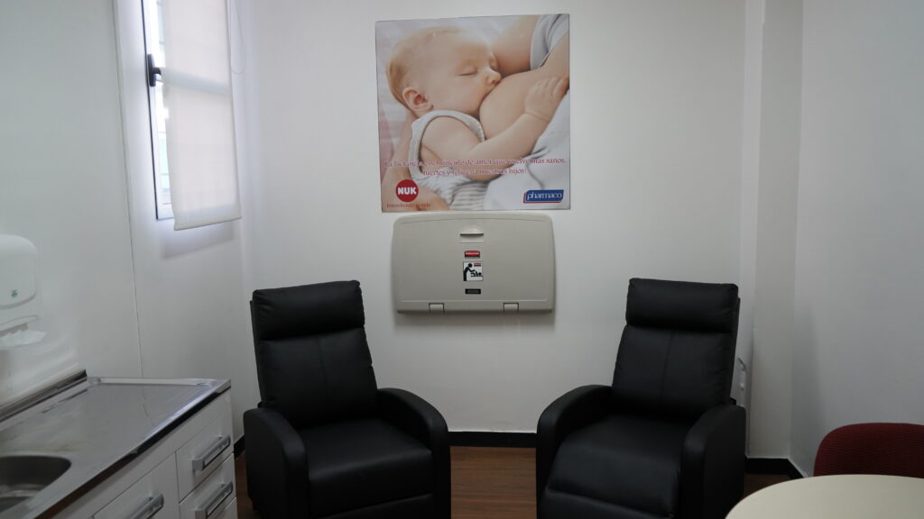 Sala de lactancia en la Facultad de Odontología
