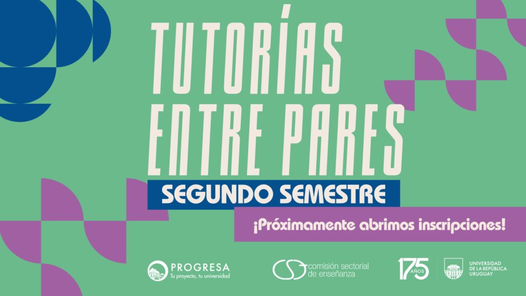 Abrieron las inscripciones para los cursos de Tutorías Entre Pares (TEP) segundo semestre
