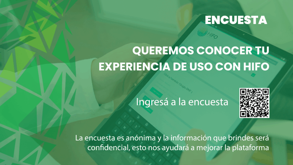 Encuesta de HIFO: tu opinión cuenta para mejorar la plataforma