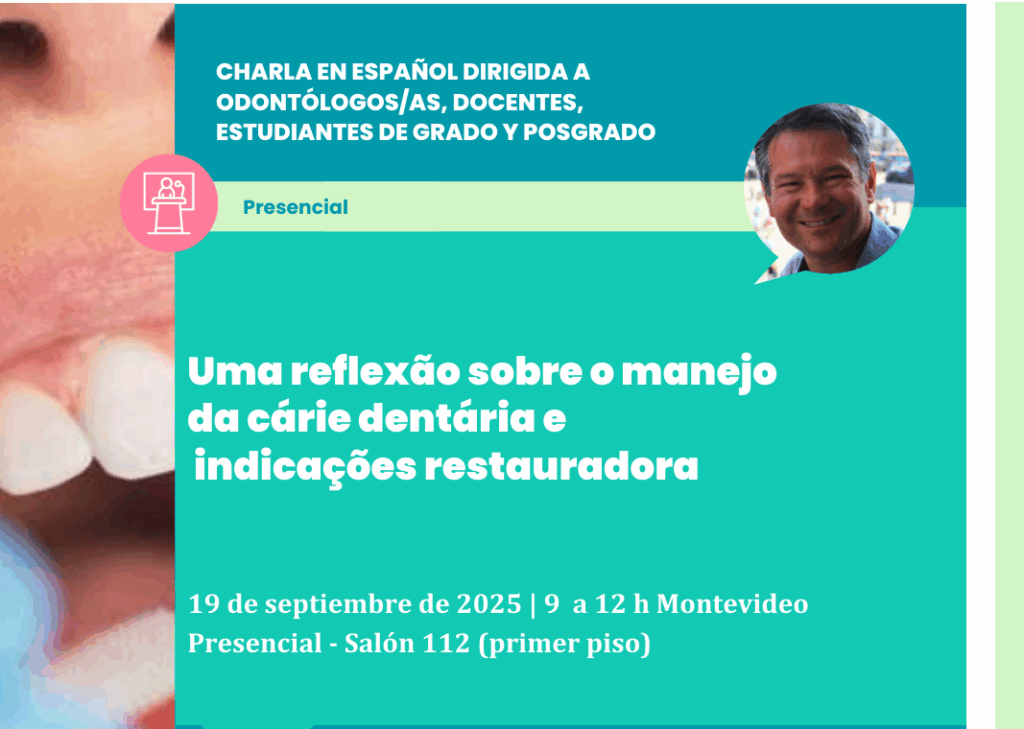 Charla con el Prof. Dr. Julio Zenkner sobre caries dental e indicaciones restauradoras