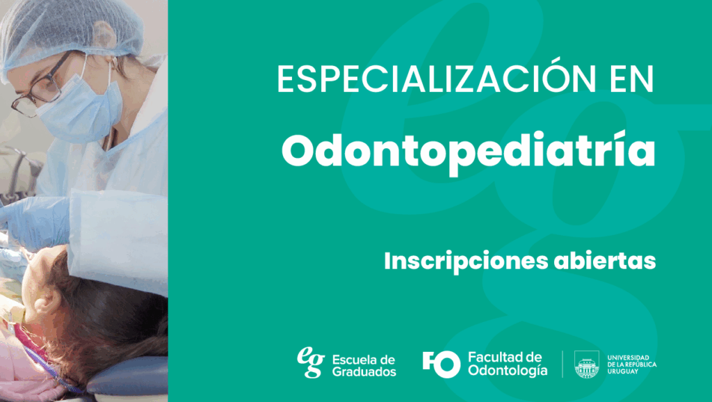 Se encuentra abierta la inscripción a la Carrera de Especialización en Odontopediatría