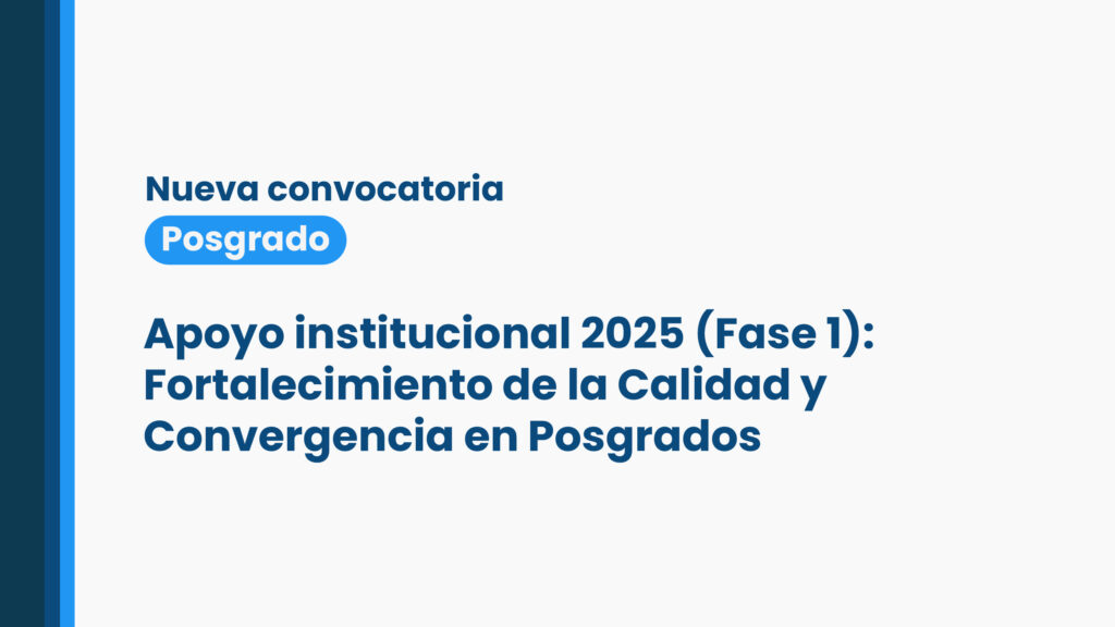 La Udelar abre nuevo instrumento de Apoyo Institucional para carreras de posgrado