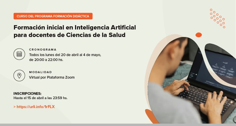 Curso Formación inicial en Inteligencia Artificial para docentes de Ciencias de la Salud