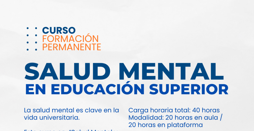 Curso | Salud mental en la Educación Superior