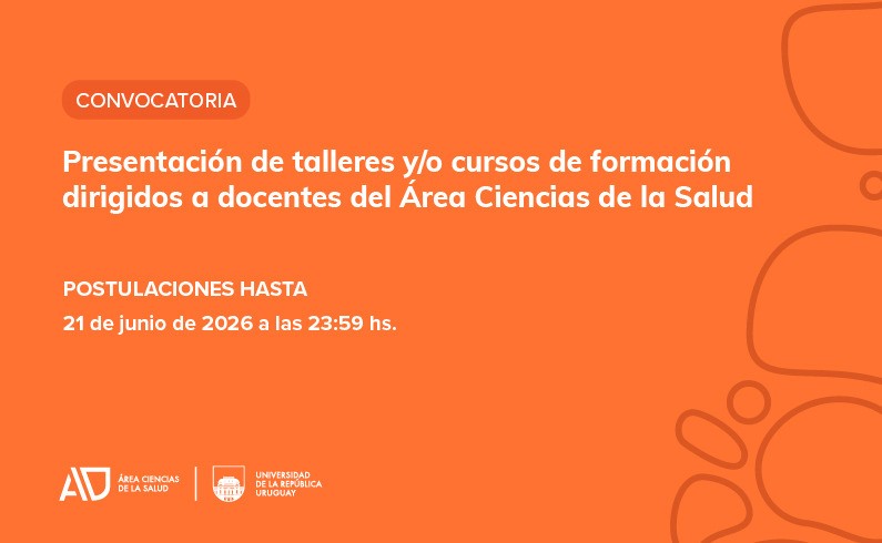 Convocatoria para presentar cursos dirigidos a docentes del Área de Ciencias de la Salud