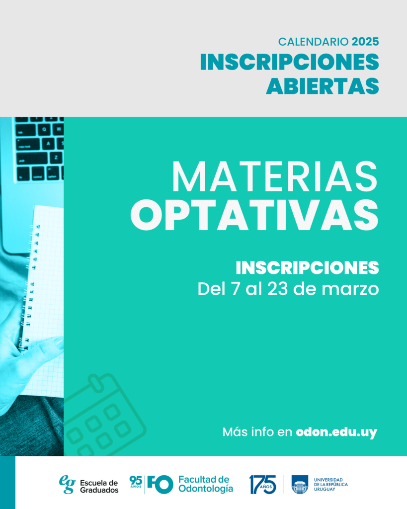 Inscripciones abiertas a Optativas